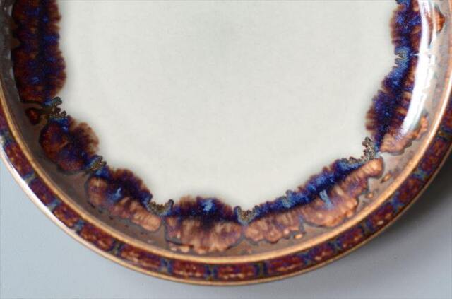 美品 デンマーク製 クイストゴー MEXICO 16.5cm プレート お皿 メキシコ B&G Bing & Grondahl J.H.Quistgaard 北欧 アンティーク_250306