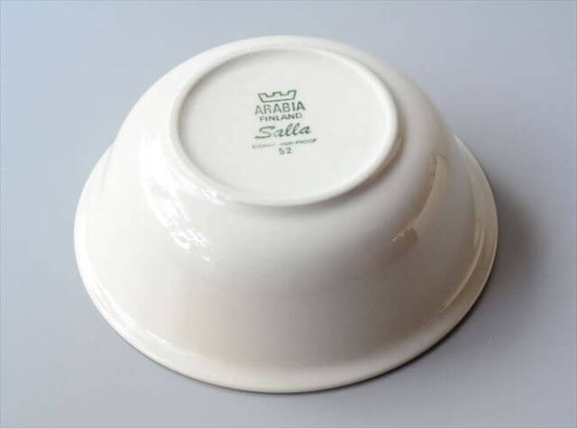 ARABIA アラビア Salla シリアルボウル 深皿 北欧食器 フィンランド ヴィンテージ アンティーク_250310