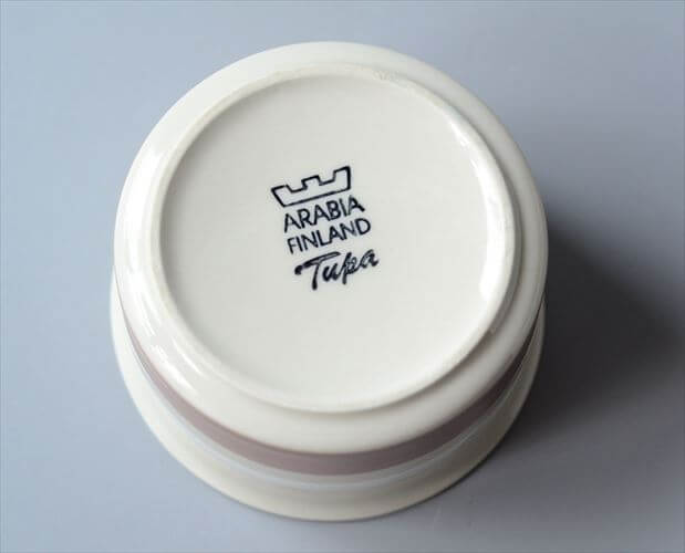 ARABIA Tupa シュガーポット 蓋なし アラビア トゥパ フィンランド 北欧 北欧食器 陶器 アンティーク ヴィンテージ_250312