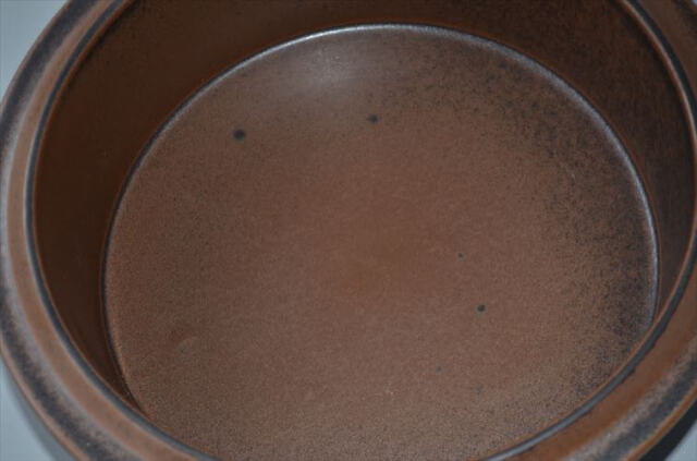 ARABIA アラビア Ruska 大きめ ボウル 23cm ココット型 ルスカ 北欧 食器 フィンランド 陶器 ヴィンテージ アンティーク_250317