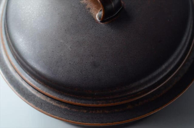 ARABIA アラビア Ruska 大きめ 蓋つきボウル キャセロール 23cm ココット型 ルスカ 北欧 食器 フィンランド 陶器 _250317