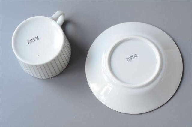 1950-60年代 ARABIA アラビア Sade デミタスカップ＆ソーサー サデ 北欧食器 フィンランド 陶器 北欧 ヴィンテージ_250318