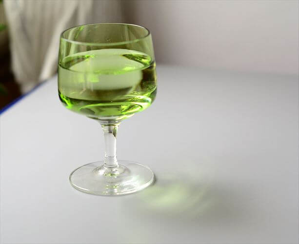 デンマーク製 Holmegaard Atlantic コニャックグラス グリーン