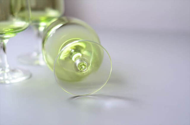 デンマーク製 Holmegaard Atlantic コニャックグラス グリーン ホルムガード ワイン リキュール Per Lutken 北欧 ヴィンテージ