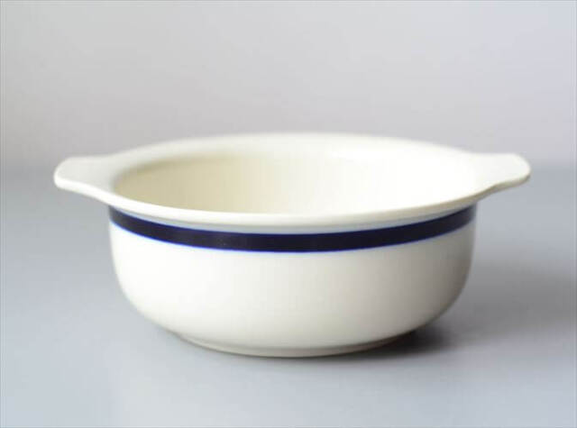 ARABIA アラビア Kasino グラタン皿 ハンドル付 ボウル カジノ 北欧食器 フィンランド 陶器 北欧 ヴィンテージ アンティーク_250502