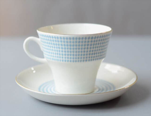ARABIA アラビア Rio カップ&ソーサー blue リオ 北欧食器 フィンランド Raija Uosikkinen 陶器 北欧 ヴィンテージ_261006