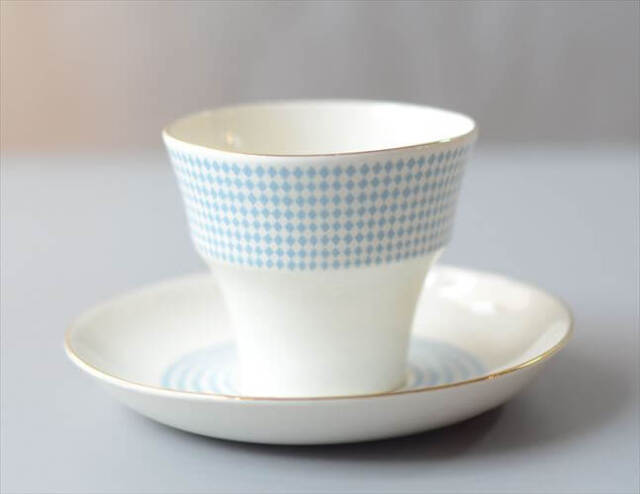 ARABIA アラビア Rio カップ&ソーサー blue リオ 北欧食器 フィンランド Raija Uosikkinen 陶器 北欧 ヴィンテージ_261006