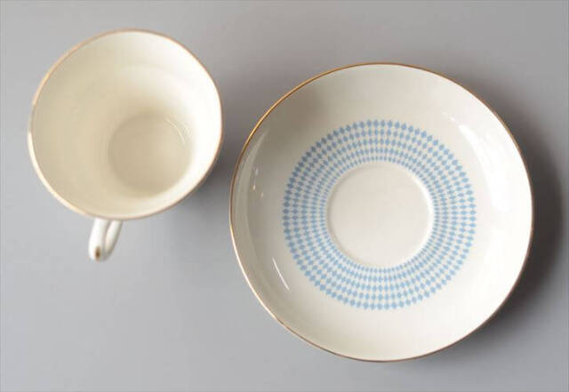 ARABIA アラビア Rio カップ&ソーサー blue リオ 北欧食器 フィンランド Raija Uosikkinen 陶器 北欧 ヴィンテージ_261006