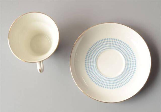 ARABIA アラビア Rio カップ&ソーサー blue リオ 北欧食器 フィンランド Raija Uosikkinen 陶器 北欧 ヴィンテージ_261006