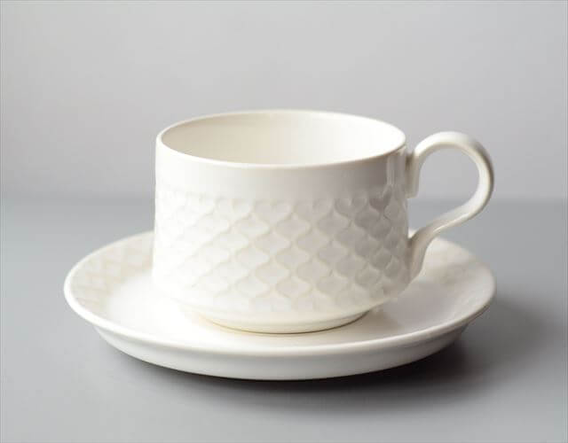 デンマーク製 クイストゴー コーディアル ホワイト コーヒーカップ&ソーサー cordial B&G J.H.Quistgaard 北欧 ヴィンテージ_250512