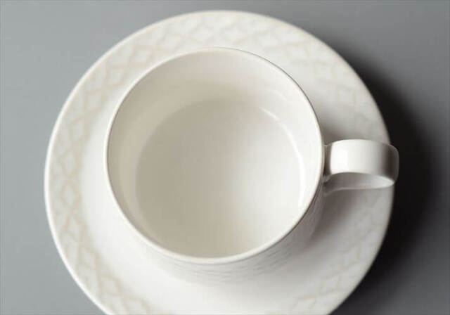 デンマーク製 クイストゴー コーディアル ホワイト コーヒーカップ&ソーサー cordial B&G J.H.Quistgaard 北欧 ヴィンテージ_250512