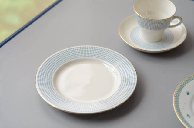 ARABIA アラビア Rio 17.5cm プレート お皿 blue リオ 北欧食器 フィンランド Raija Uosikkinen 陶器 北欧 ヴィンテージ_261006