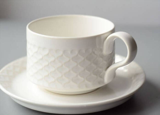 希少! デンマーク製 クイストゴー コーディアル ホワイト カップ&ソーサー cordial B&G J.H.Quistgaard 北欧 ヴィンテージ アンティーク