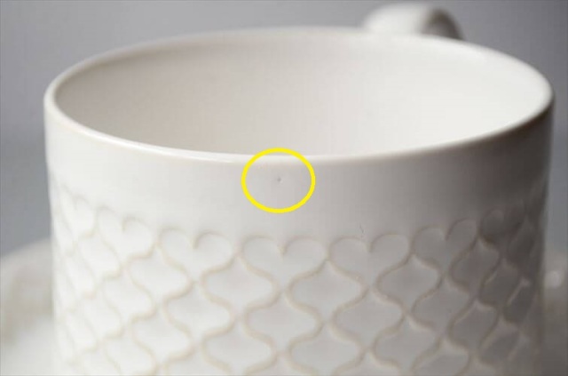 デンマーク製 クイストゴー コーディアル ホワイト コーヒーカップ&ソーサー cordial B&G J.H.Quistgaard 北欧 ヴィンテージ_250512