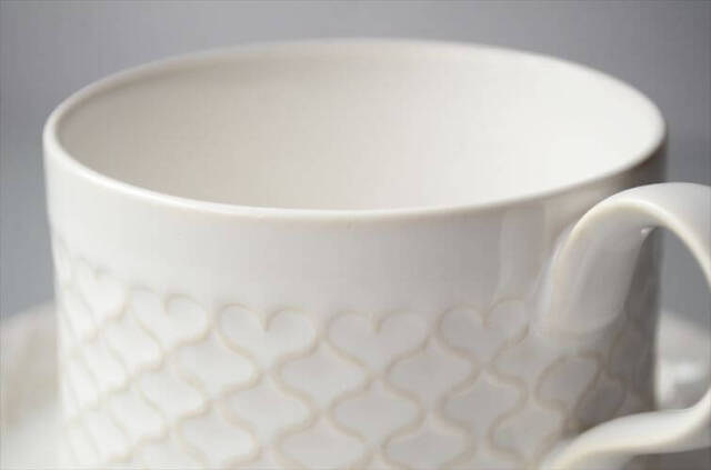 デンマーク製 クイストゴー コーディアル ホワイト コーヒーカップ&ソーサー cordial B&G J.H.Quistgaard 北欧 ヴィンテージ_250512