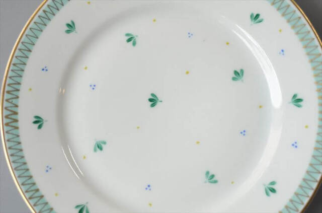 ARABIA アラビア Kasinmaalattu Lehti 17cm プレート お皿 北欧食器 フィンランド 陶器 ヴィンテージ アンティーク_261006