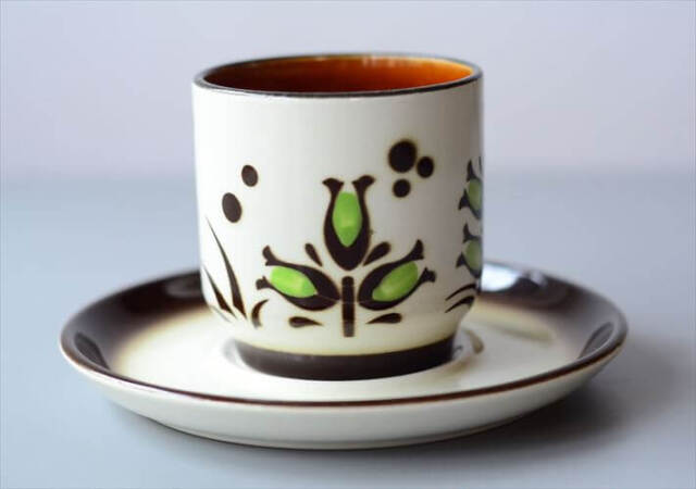 32 BOCH（ボッホ）アンティーク・ヴィンテージプレート　2枚セット　ドット柄 32 BOCH（ボッホ）アンティーク・ヴィンテージプレート 2枚