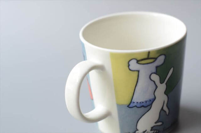 ARABIA Helja Liukko-Sundstrom Shopping Bunnies マグカップ アラビア ヘルヤ ショッピングウサギ フィンランド 北欧