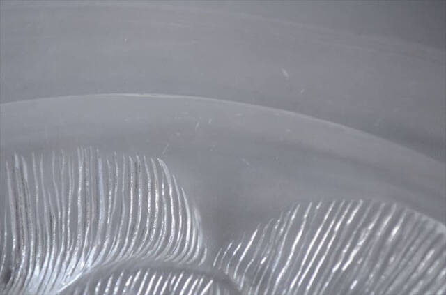 フィンランド製 Nuutajarvi ARABIA Pioni 26cm ガラスプレート ヌータヤルヴィ アラビア ピオニ Oiva Toikka ヴィンテージ_250613