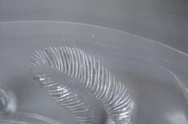 フィンランド製 Nuutajarvi ARABIA Pioni 26cm ガラスプレート ヌータヤルヴィ アラビア ピオニ Oiva Toikka ヴィンテージ_250613