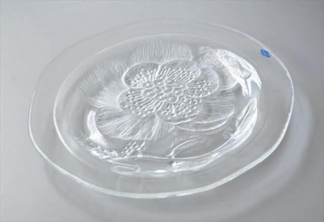 ラベル付! フィンランド製 Nuutajarvi Pioni 26cm ガラス