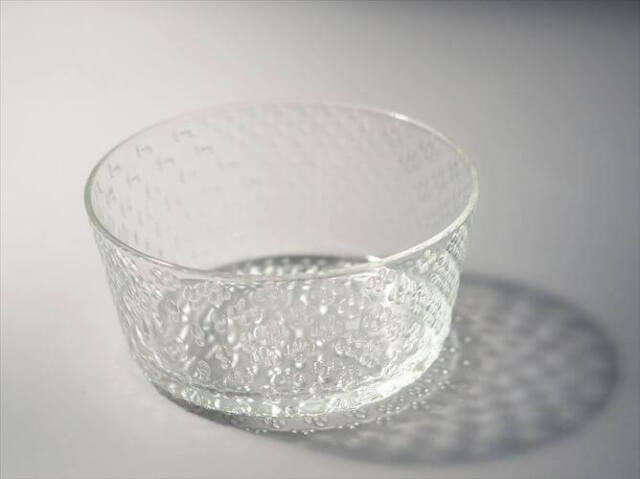フィンランド製 Nuutajarvi Tundra ガラスボウル φ10cm ヌータヤルヴィ