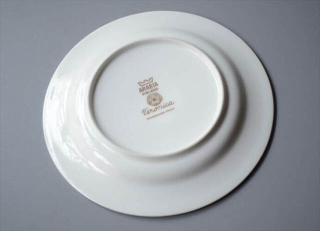 ARABIA アラビア Veronica 17cm プレート お皿 ヴェロニカ 北欧食器 フィンランド Inkeri Leivo 陶器 北欧 ヴィンテージ _250620