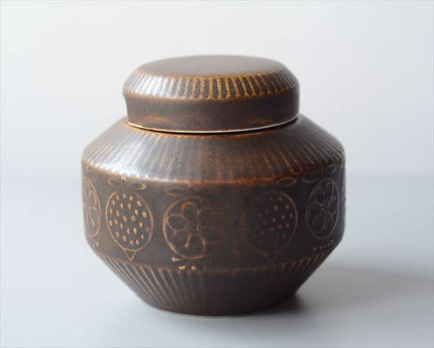 ARABIA アラビア ジャムポット シュガーポット 北欧食器 フィンランド Ulla Procope 陶器 北欧 ヴィンテージ アンティーク_250620