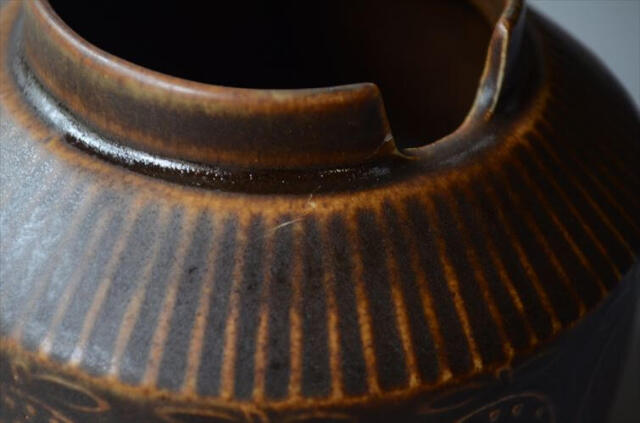 アラビア タペストリー シュガーポット 北欧 アンティーク 古道具 ブロカント アラビア タペストリー シュガーポット 北欧 アンティーク 古道具