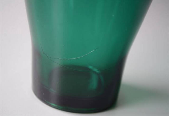 1960年代 フィンランド製 Riihimaen Lasi ガラスカップ グラス リーヒマエンラシ 北欧 アンティーク ヴィンテージ_250624