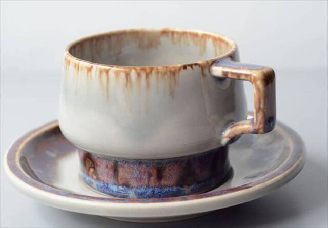 デンマーク製 クイストゴー MEXICO ティーカップ＆ソーサー