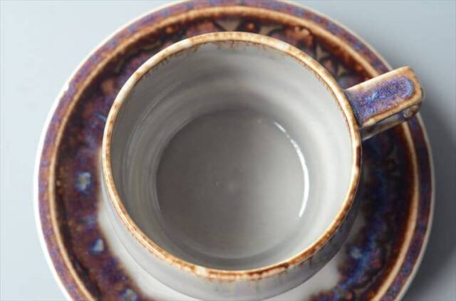 デンマーク製 クイストゴー MEXICO ティーカップ＆ソーサー