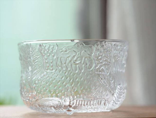 Nuutajarvi Fauna ガラスボウル 9cm ファウナ ヌータヤルヴィ ポット