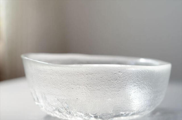 フィンランド製 Humppila 孔雀のガラスボウル 14cm Riikinkukko Peacock クジャク フンピラ 北欧 ヴィンテージ