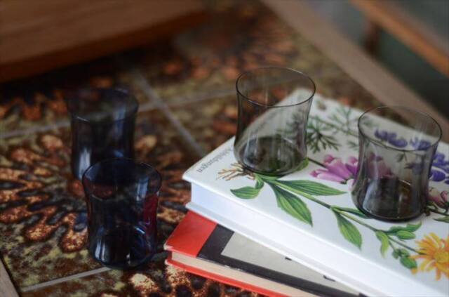 iittala イッタラ i-104 ショットグラス4個セット Timo Sarpaneva ガラス ミニグラス 北欧 フィンランド アンティーク_250708