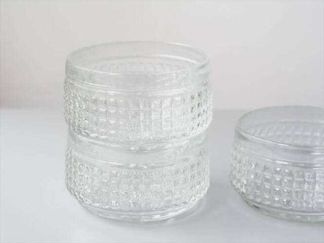 フィンランド製 Riihimaen Lasi Lappi ガラス デザートボウル 10cm