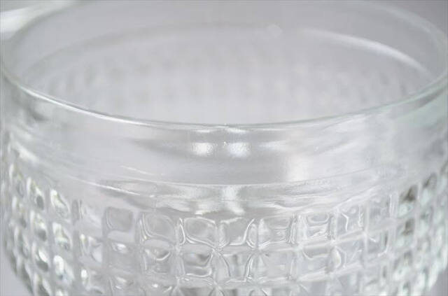 フィンランド製 Riihimaen Lasi Lappi ガラス デザートボウル 10cm 1970～90年 リーヒマエンラシ 北欧 ヴィンテージ_250708