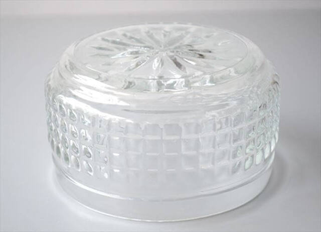 フィンランド製 Riihimaen Lasi Lappi ガラス デザートボウル 10cm 1970～90年 リーヒマエンラシ 北欧 ヴィンテージ_250708