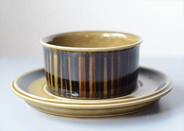 ARABIA アラビア コスモス ティーカップ＆ソーサー KOSMOS 北欧食器 フィンランド ヴィンテージ アンティーク_250710