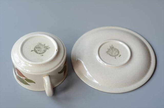 1960～70年代 ベルギー製 ヴィンテージ BOCH Bercy カップ&ソーサー ボッホ 磁器 陶器 アンティーク 食器 _250724