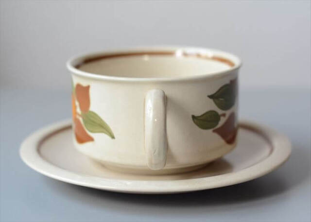 1960～70年代 ベルギー製 ヴィンテージ BOCH Bercy カップ&ソーサー