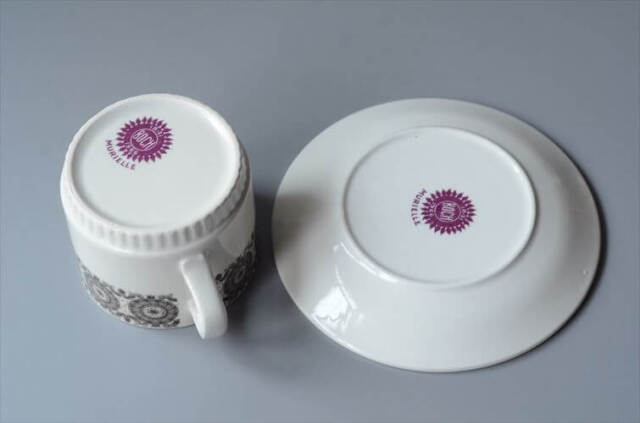 1841～1966年代 ベルギー製 ヴィンテージ BOCH Murielle カップ ボッホ 磁器 陶器 アンティーク 食器 ヨーロッパ_250729
