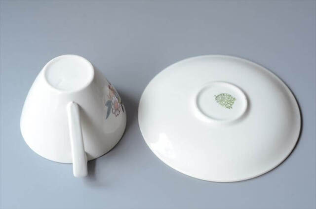 1960～70年代 ベルギー製 ヴィンテージ BOCH Miami カップ&ソーサー ボッホ 磁器 陶器 アンティーク 食器 ヨーロッパ_250729
