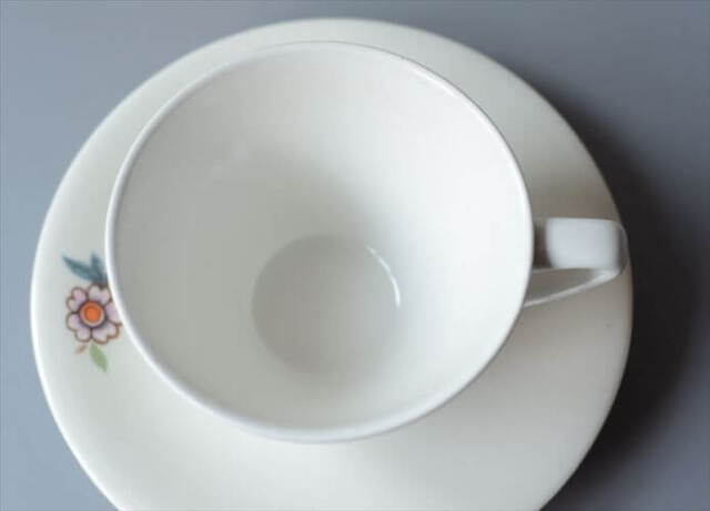 1960～70年代 ベルギー製 ヴィンテージ BOCH Miami カップ&ソーサー ボッホ 磁器 陶器 アンティーク 食器 ヨーロッパ_250729