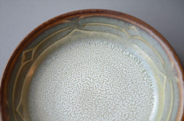 デンマーク製 クイストゴー RUNE 9.5cm 豆皿 お皿 小皿 プレート ルーン B&G J.H.Quistgaard 北欧ヴィンテージ_250827