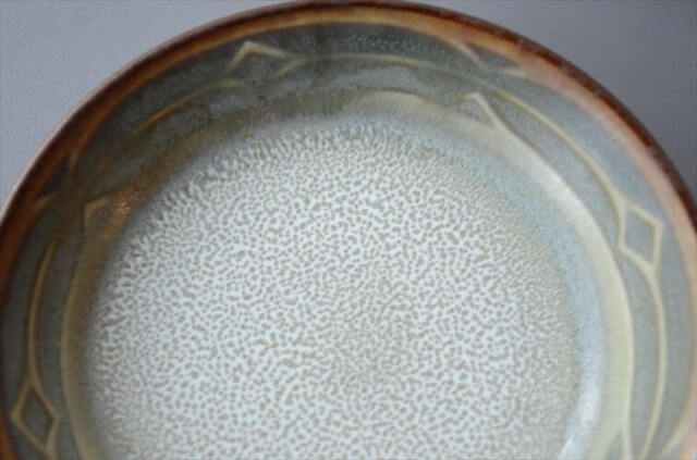 デンマーク製 クイストゴー RUNE 9.5cm 豆皿 お皿 小皿 プレート ルーン B&G J.H.Quistgaard 北欧ヴィンテージ_250827