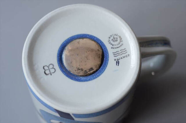 Royal Copenhagen Fajance Baca イヤーマグ カップ 1972年 Lサイズ ロイヤルコペンハーゲン ロイコペ 北欧 アンティーク_250902