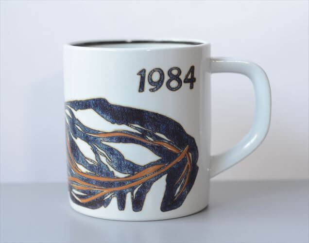 Royal Copenhagen Fajance Baca イヤーマグ カップ 1984年 Lサイズ
