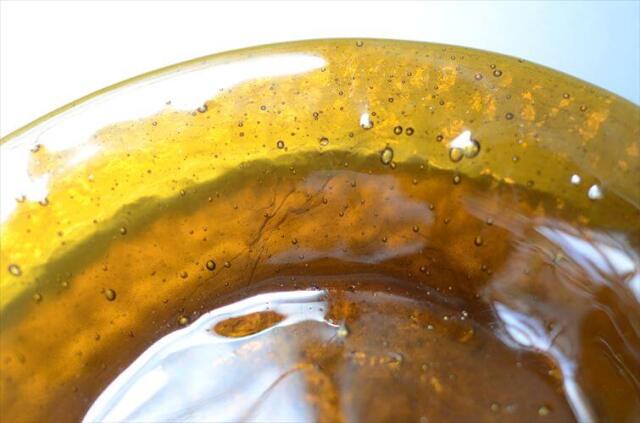 フィンランド製 Humppila Talonpoika アンバーガラス 22.5cm パスタープレート フンピラ タロンポイカ 北欧 ブラウン お皿 ヴィンテージ 