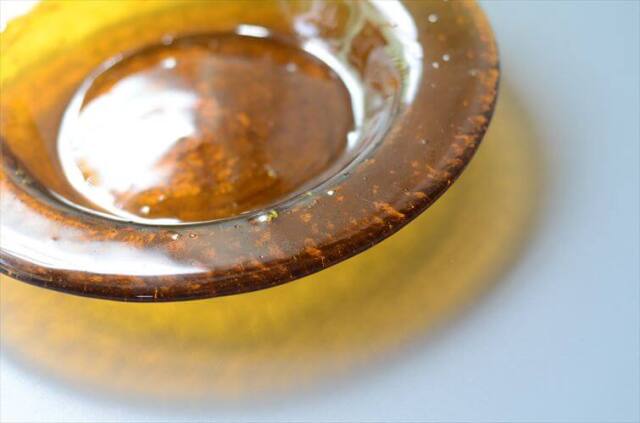 フィンランド製 Humppila Talonpoika アンバーガラス 22.5cm パスタープレート フンピラ タロンポイカ 北欧 ブラウン お皿 ヴィンテージ 